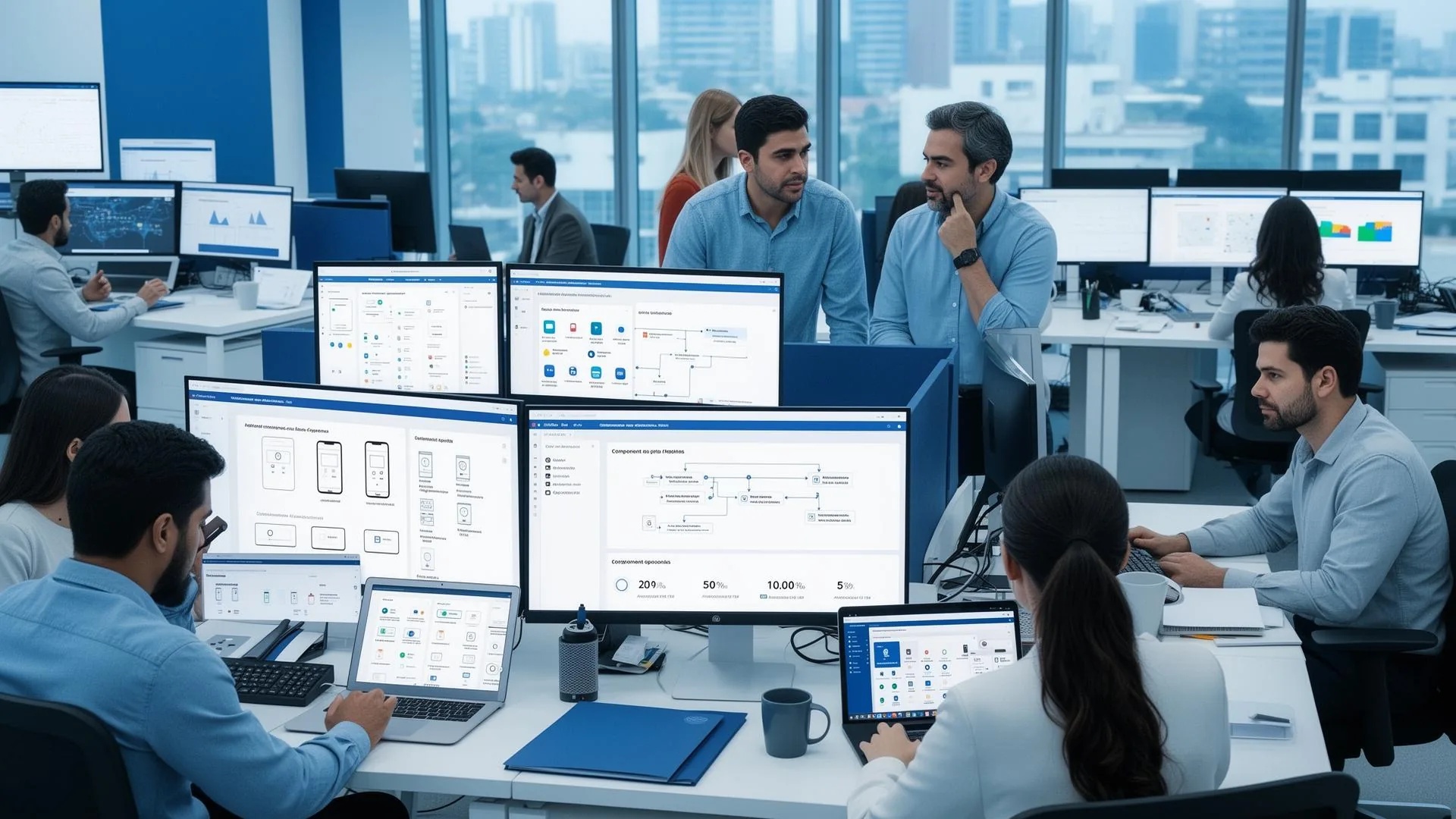Plataforma de telecom em produção