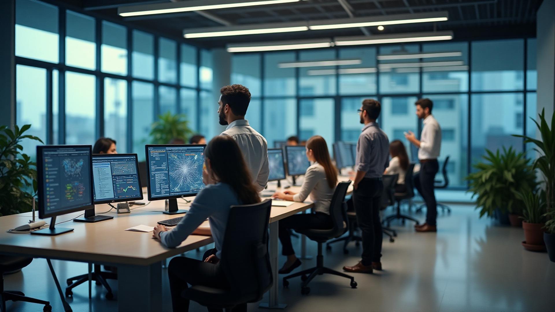 Ambiente de engenharia em operação